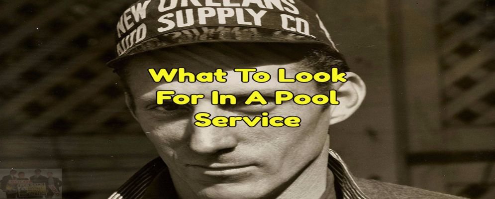 what to look for in a pool service
